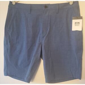 REEF Men's Hybrid Shorts DANTE WALK SHORT Gray Size 34 Lightweight Quick Dry